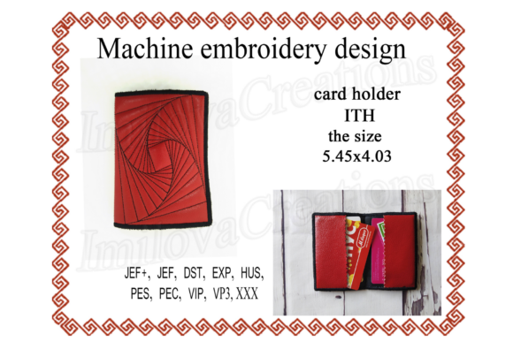 Card Case - in the Hoop: Holiday Gift Review