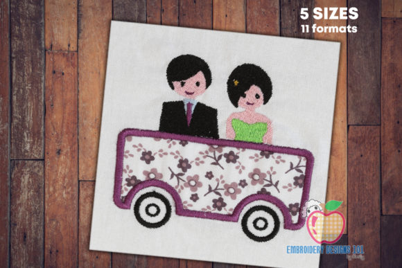 Couple in the Car Applique Design Review