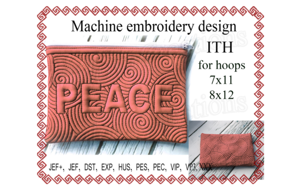 Peace Zip Bag ITH Review for Boutique Apparel