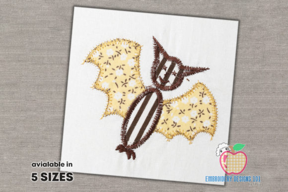 Review: Applique Design of Cute Halloween Bat