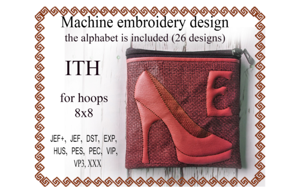 Shoe Letter Zip Bag ITH: A Designer Review