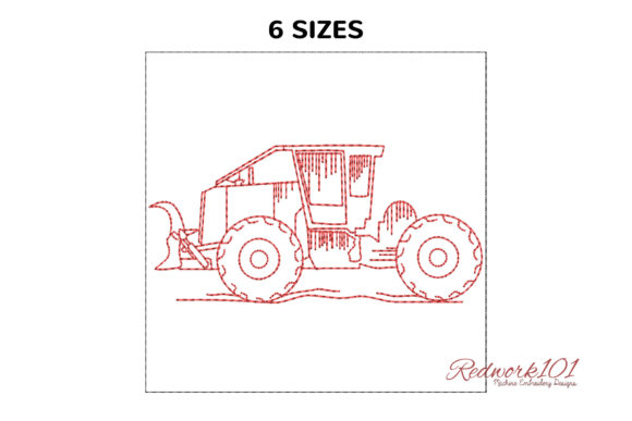 Skidder Tractor: An Embroidery Design Review