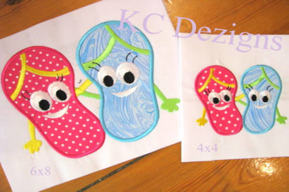 Smiley Flip Flops: Boutique Apparel Embroidery Review