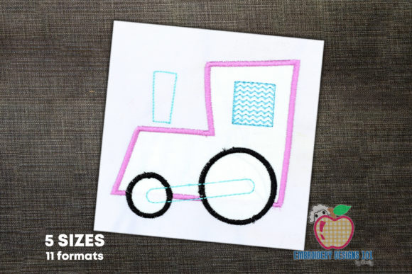 Train Engine Applique Design: A Professional Review