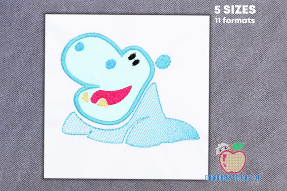 Wild Hippopotamus Applique: Holiday Design Review